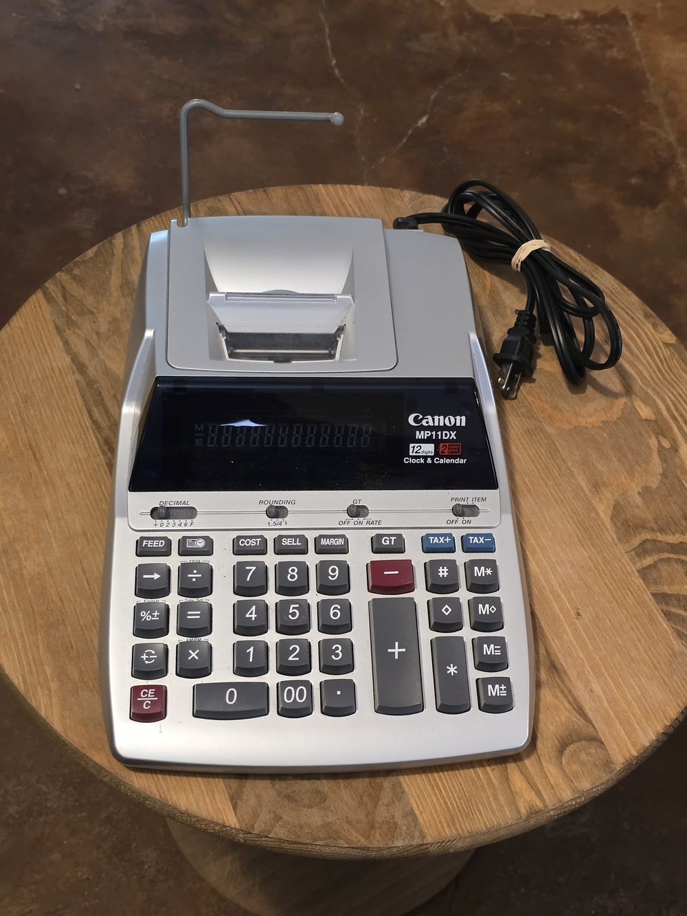 Canon MP11DX Printing Calculator 12-Digit 2-Color Print